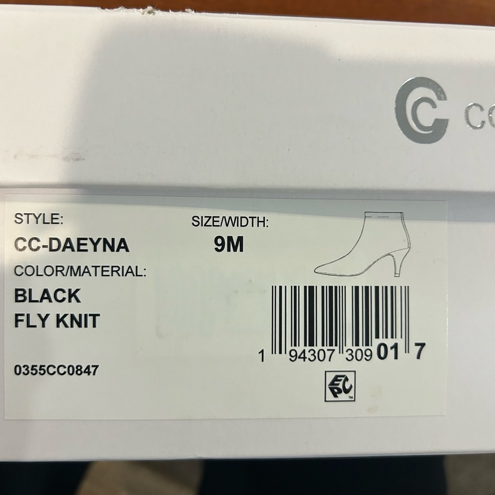 Elegant Black Women's Ankle Boots Corso Como Daeyna size 9M - Picture 8 of 8